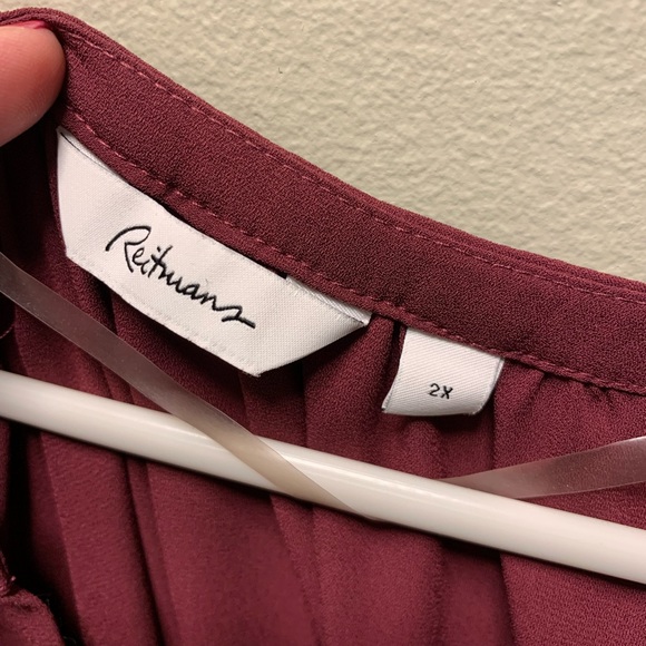 Blouse Reitmans Burgundy - Picture 3 of 3